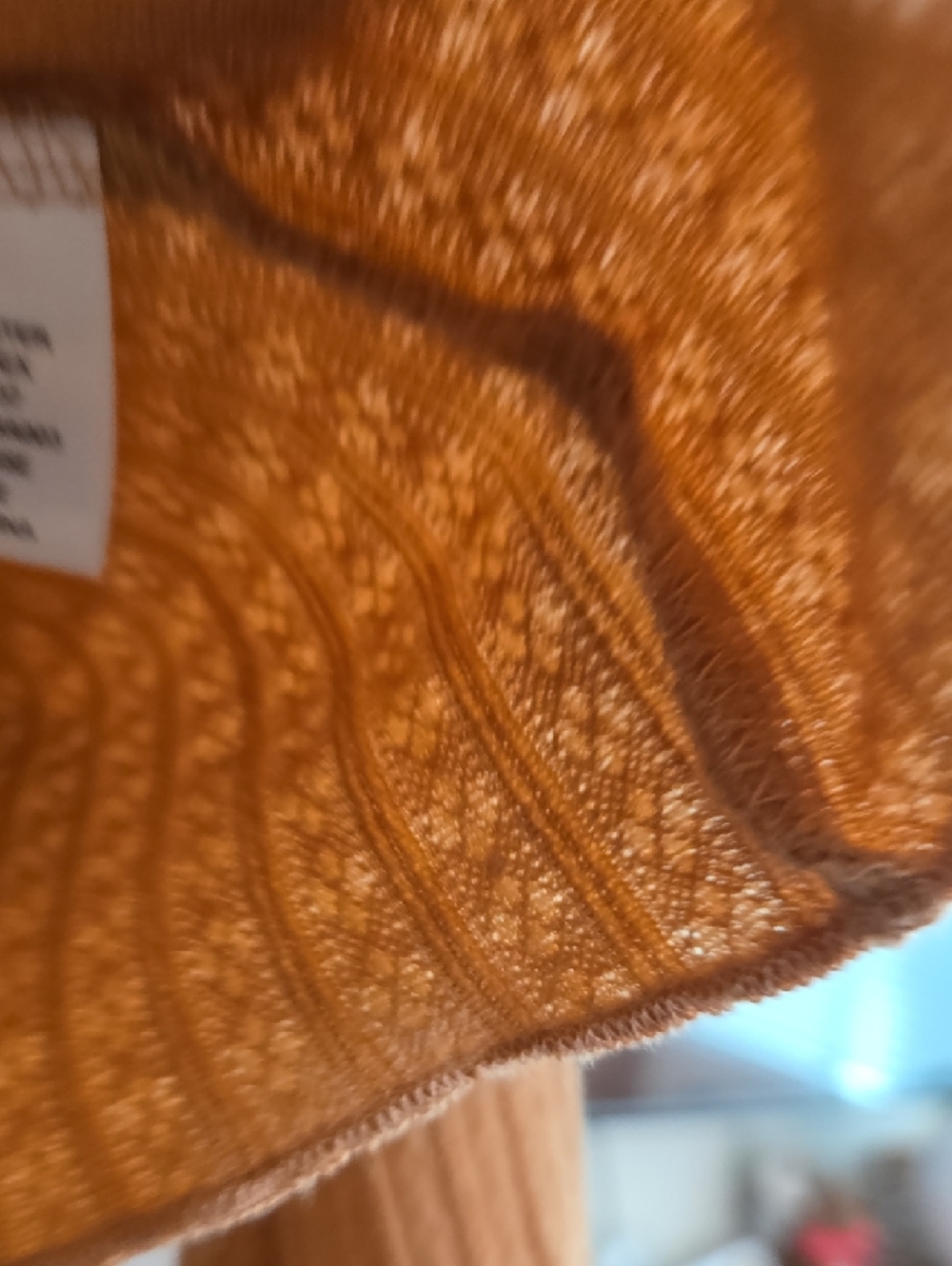 HYFVE Ribbed Button-Front Collared Top - Camel - Picture 7 of 10